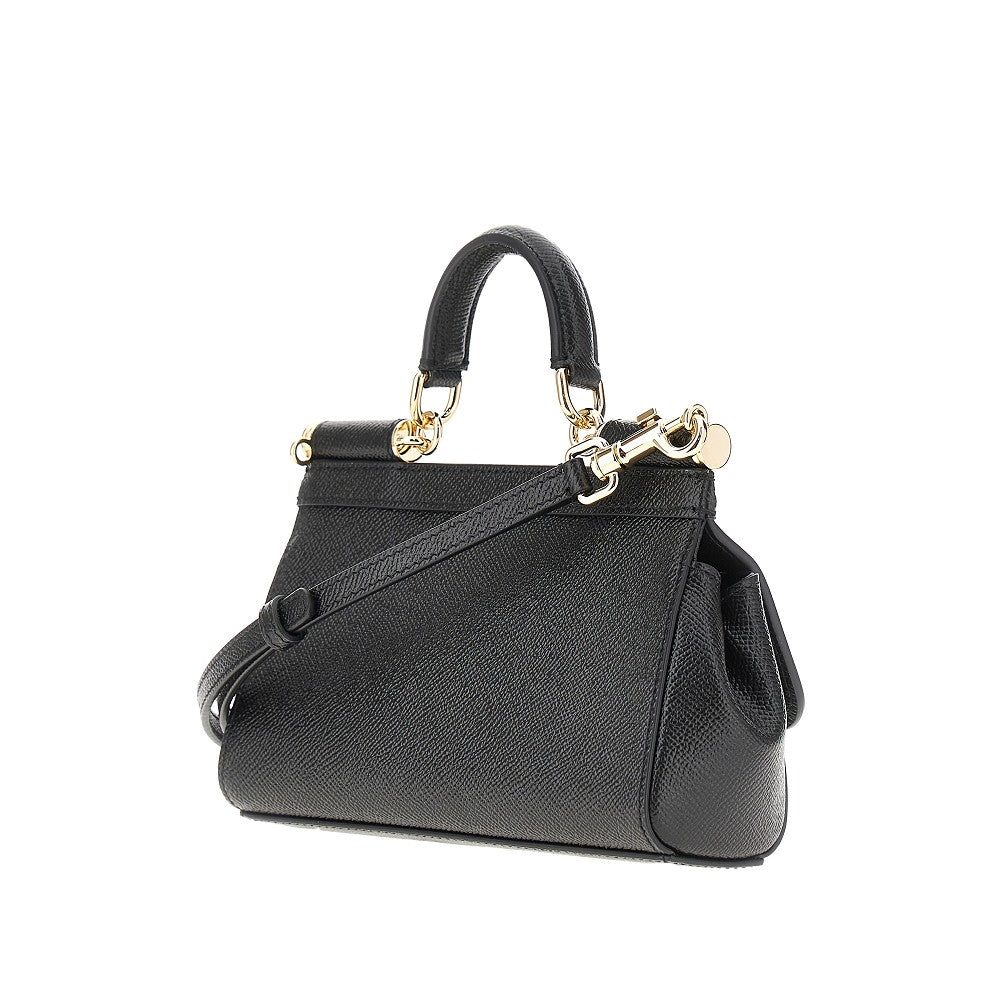dauphine leather mini sicily bag