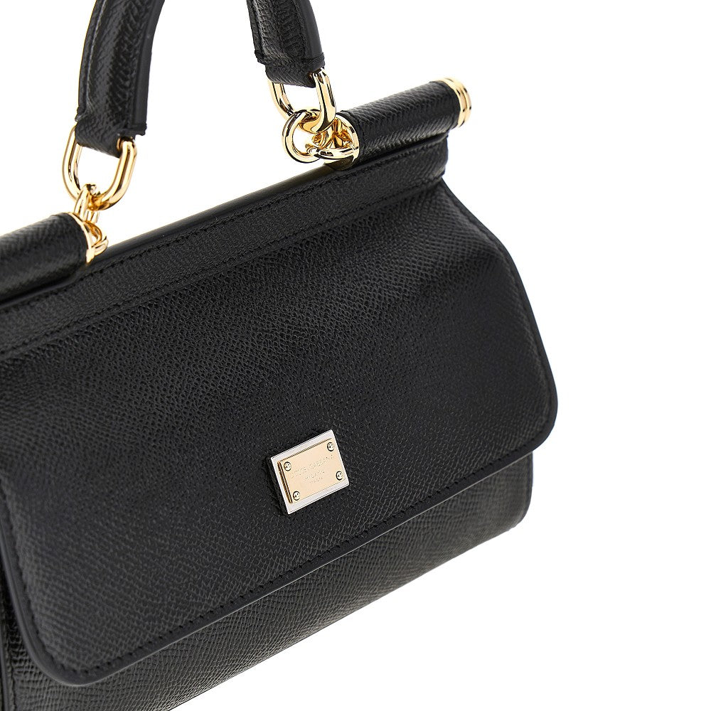 dauphine leather mini sicily bag