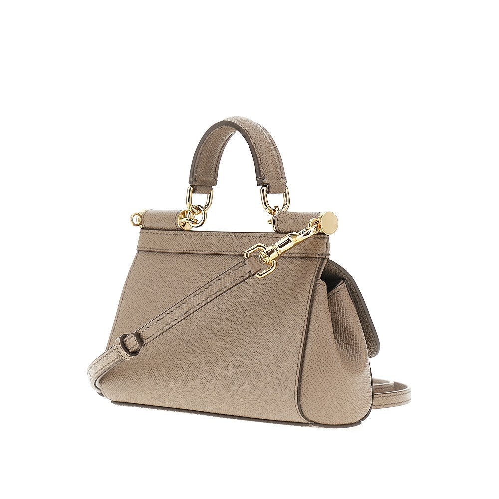 dauphine leather small sicily bag