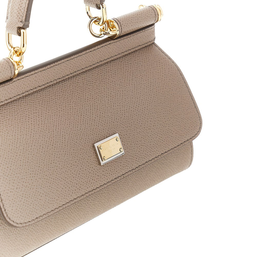 dauphine leather small sicily bag