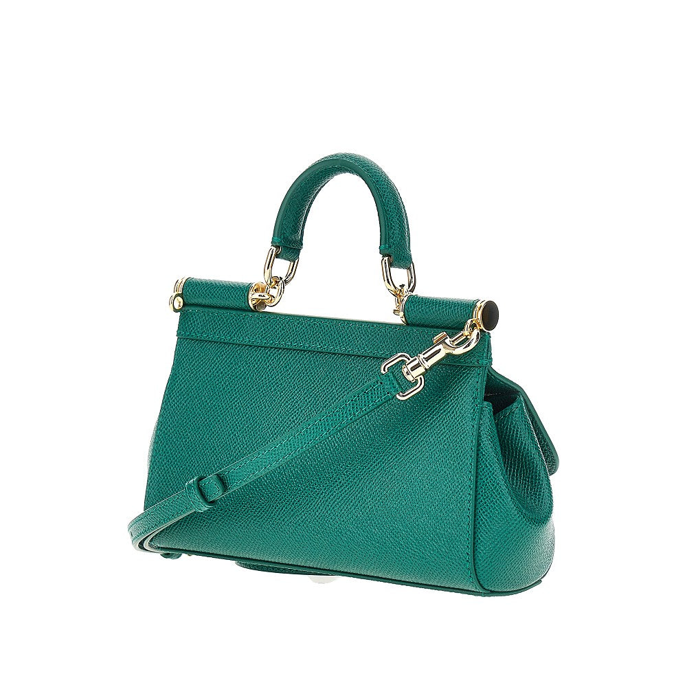 dauphine leather mini sicily bag