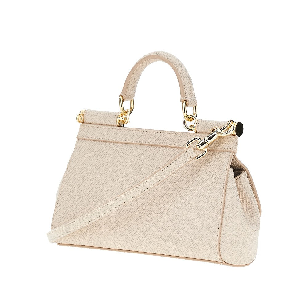 dauphine leather small sicily bag