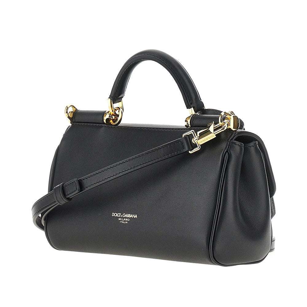 DOLCE&amp;GABBANA OS plongé leather my sicily bag
