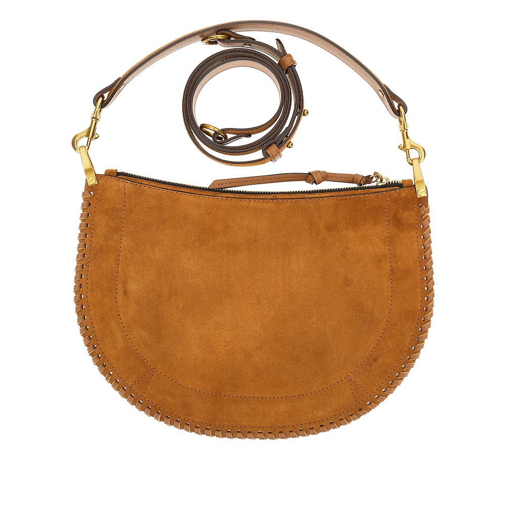 ISABEL MARANT OS suede leather oskan soft zip bag