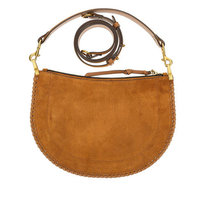 ISABEL MARANT OS suede leather oskan soft zip bag