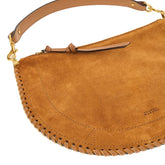 ISABEL MARANT OS suede leather oskan soft zip bag