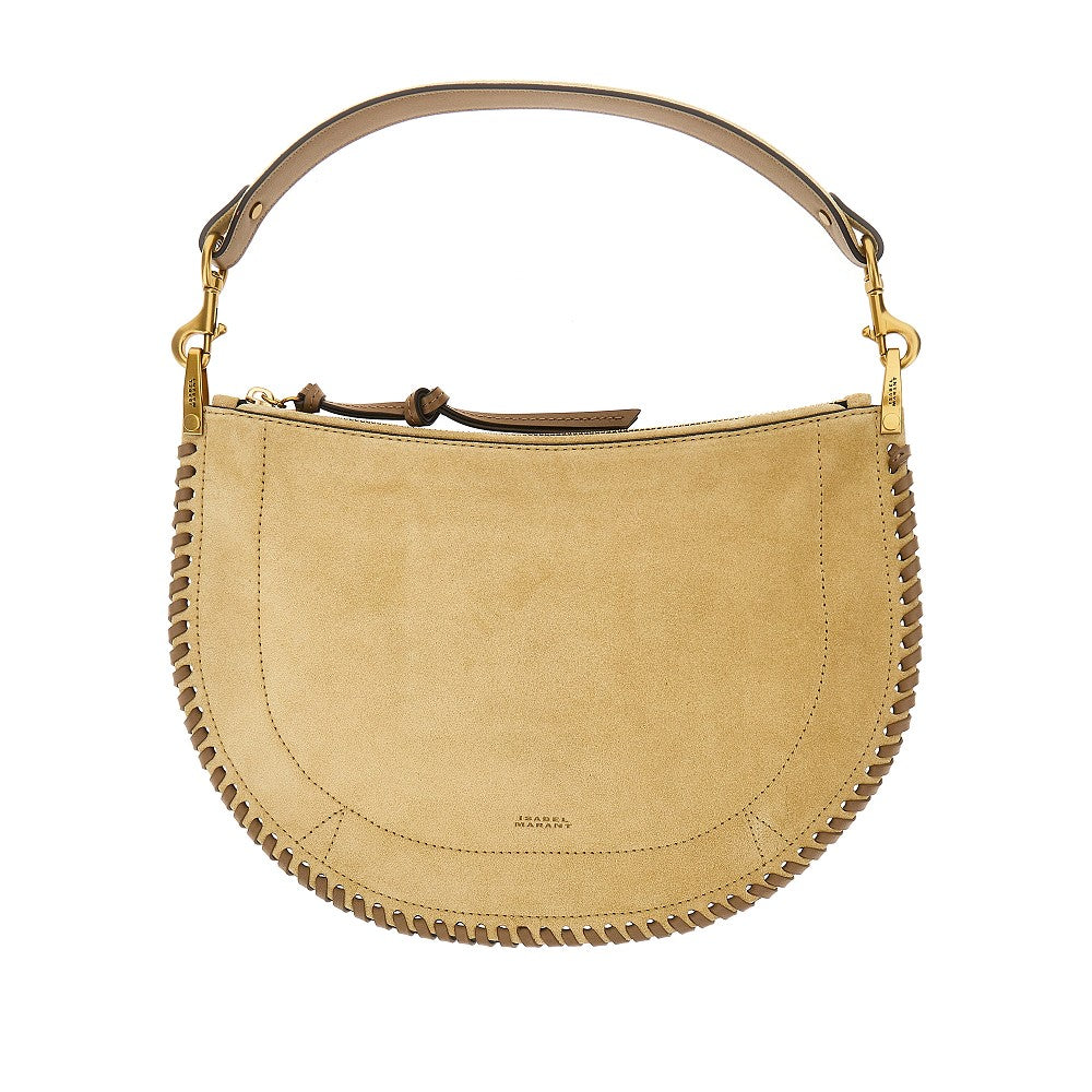 ISABEL MARANT OS suede leather oskan soft zip bag