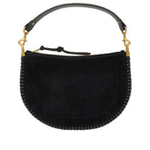 ISABEL MARANT OS suede leather oskan soft zip bag
