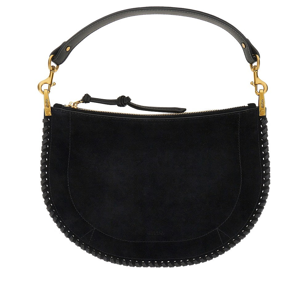 suede leather oskan soft zip bag