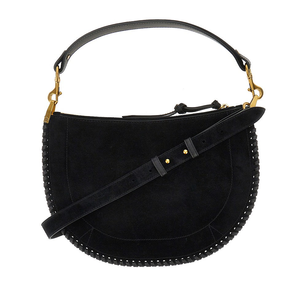 suede leather oskan soft zip bag