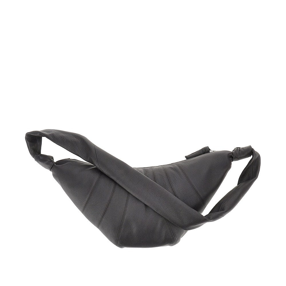 LEMAIRE OS grained leather medium croissant bag