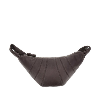 LEMAIRE OS grained leather medium croissant bag