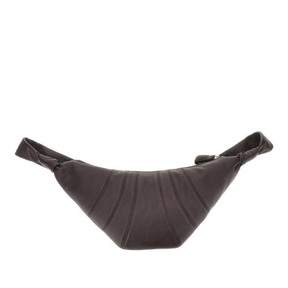 LEMAIRE OS grained leather medium croissant bag