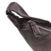 LEMAIRE OS grained leather medium croissant bag