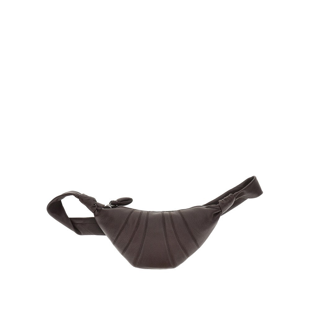 LEMAIRE OS grained leather small croissant bag