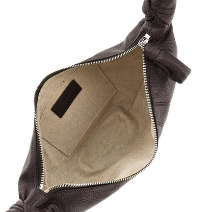 LEMAIRE OS grained leather small croissant bag