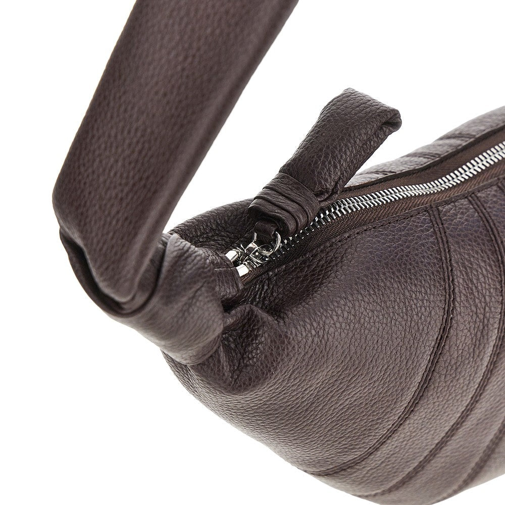 LEMAIRE OS grained leather small croissant bag