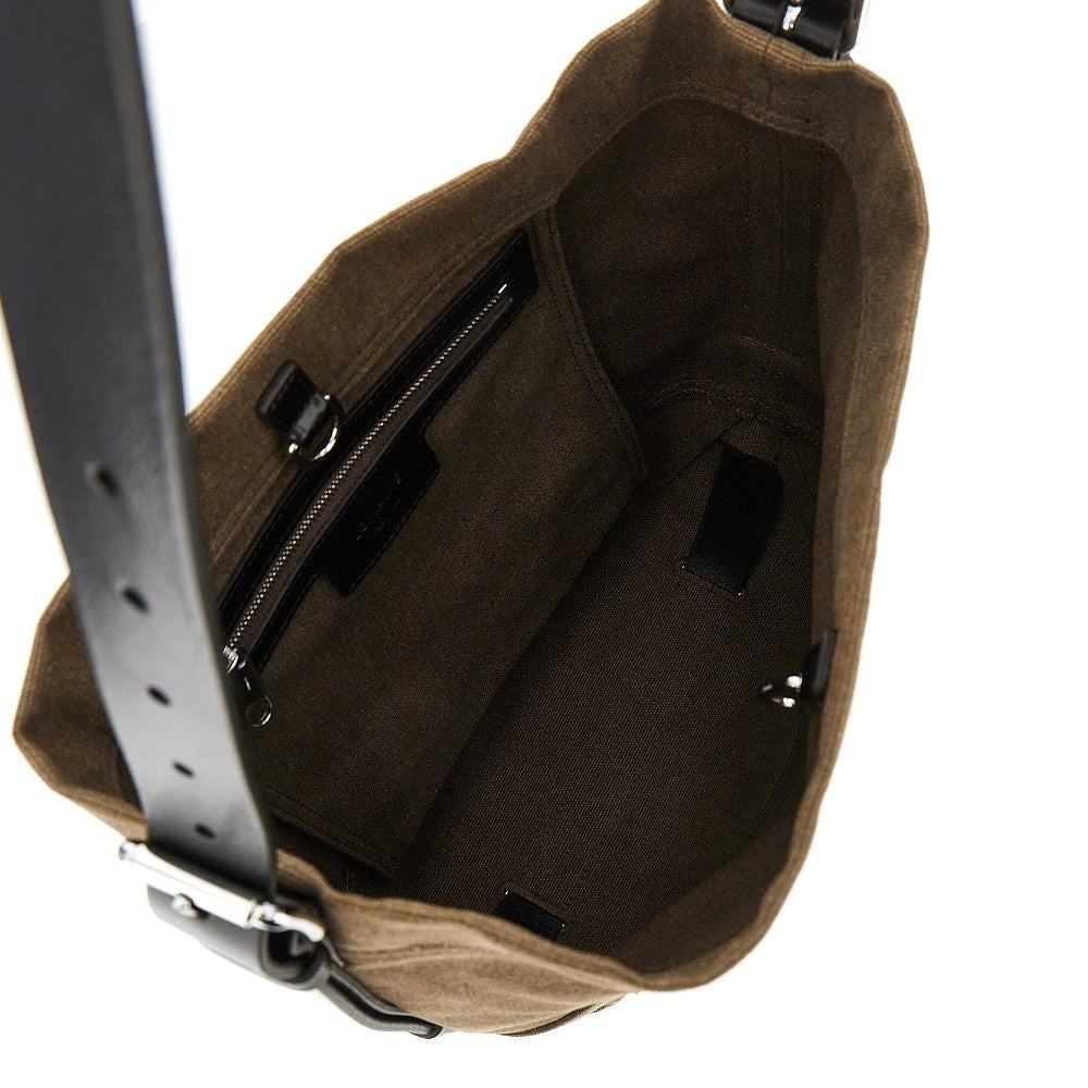 LEMAIRE OS small belted canvas tote bag