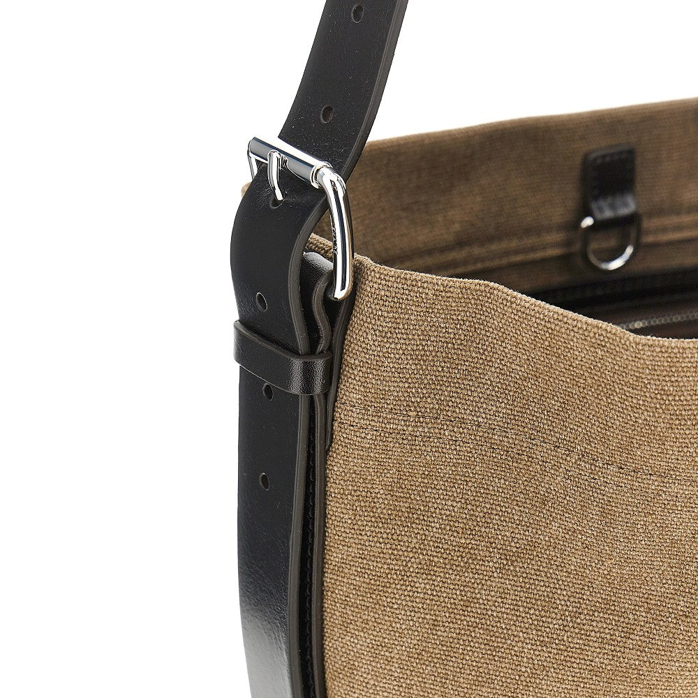 LEMAIRE OS small belted canvas tote bag