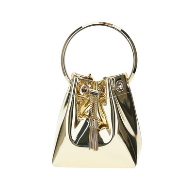 bon bon bag in mirrored leather