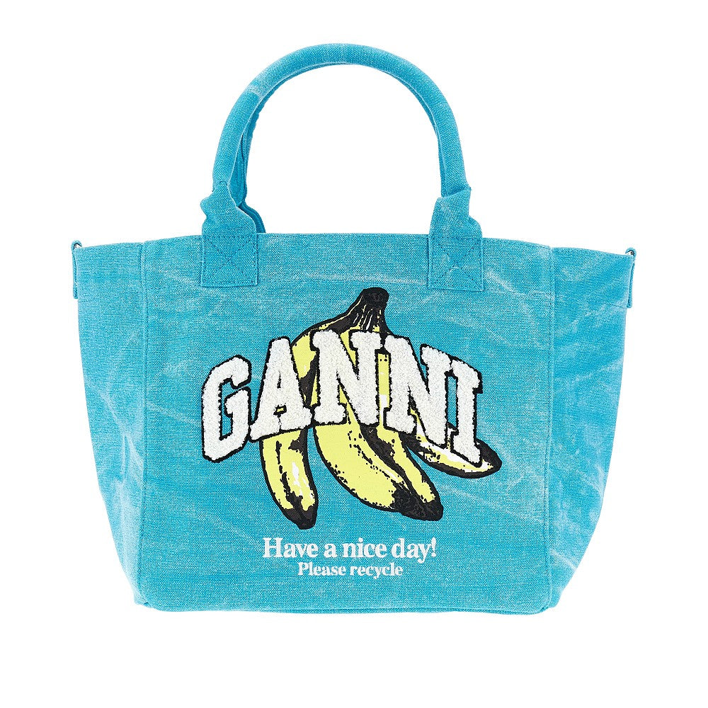 shopping bag with banana print