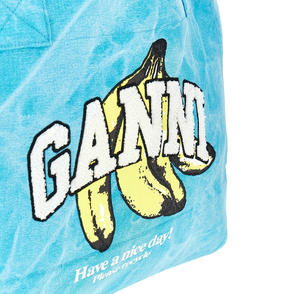 shopping bag with banana print