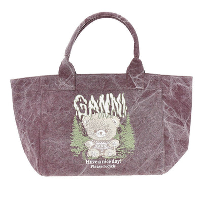 forest teddy large tote bag