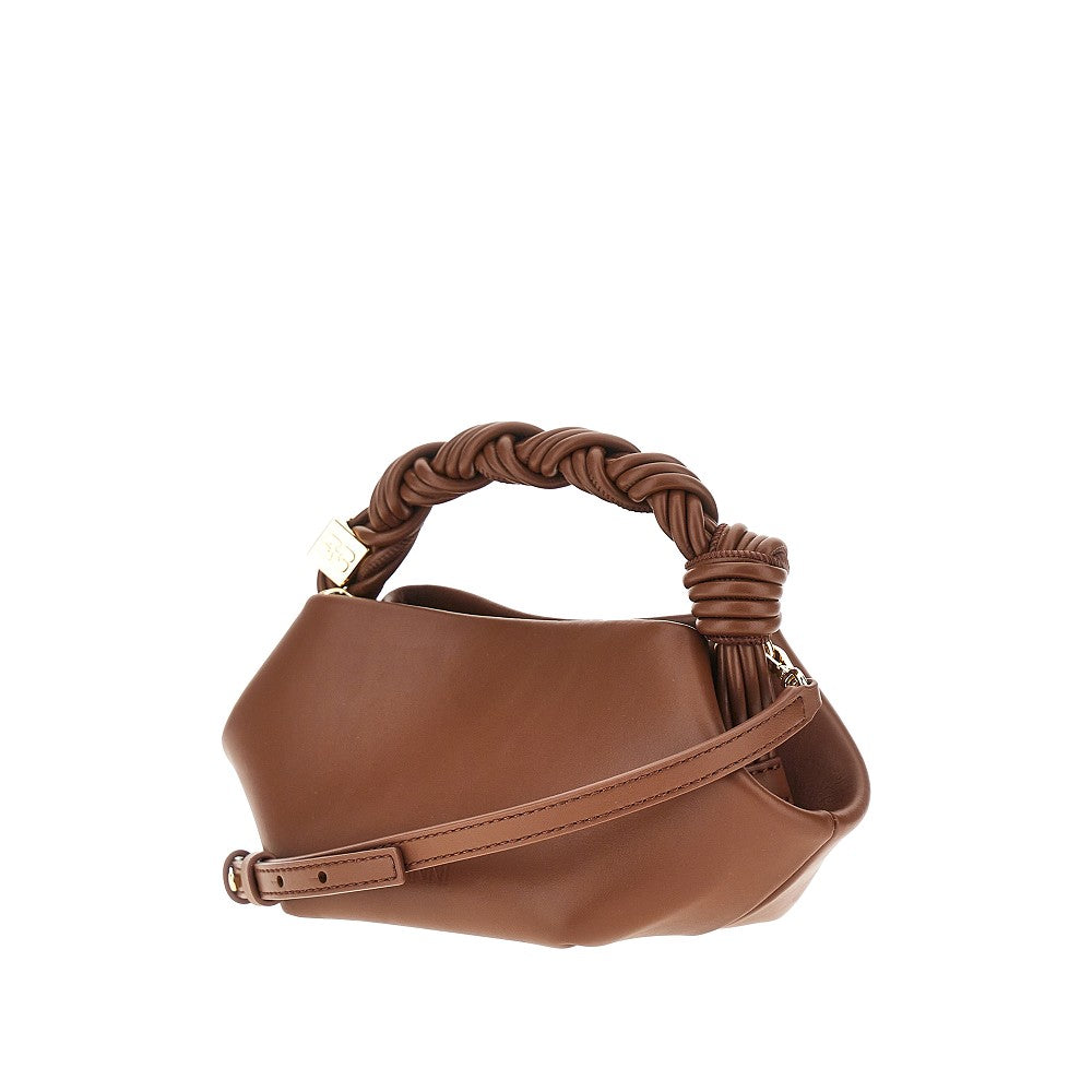 recycled leather bou mini bag