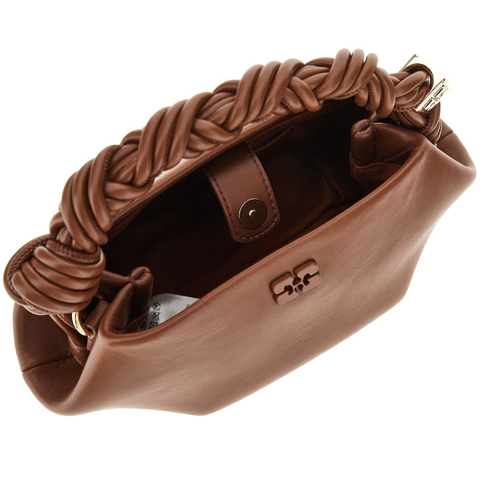 recycled leather bou mini bag