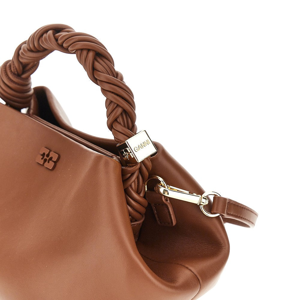 recycled leather small bou bag