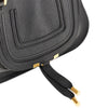 grained leather small marcie bag