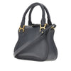 grained leather small marcie bag