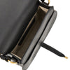 grained leather marcie saddle bag