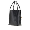 grained leather medium spin bag