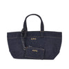 denim small le drummer toile bag
