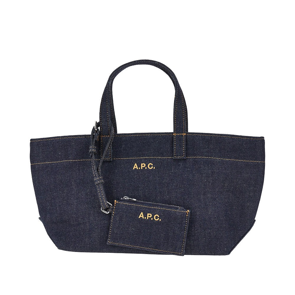 denim small le drummer toile bag