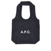 A.P.C. OS denim ninon small tote bag