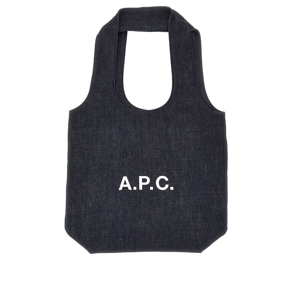 A.P.C. OS denim ninon small tote bag