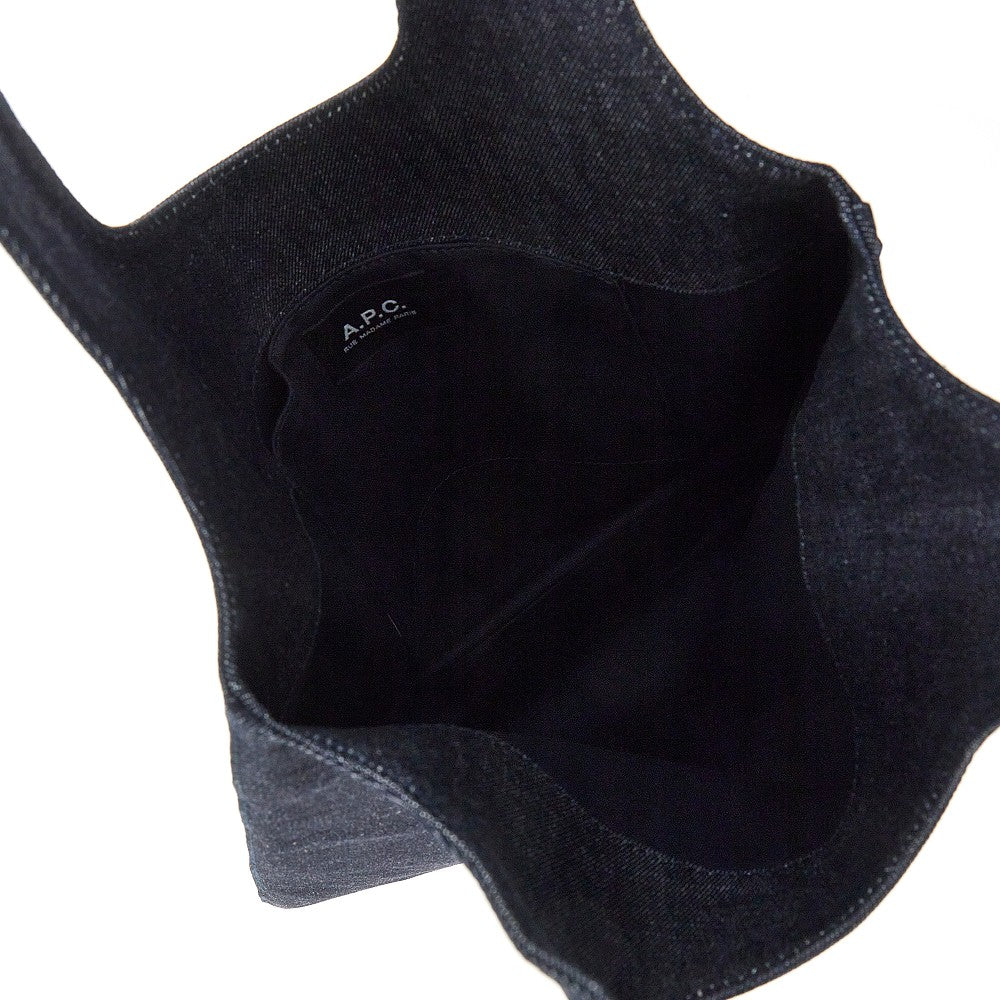 A.P.C. OS denim ninon small tote bag