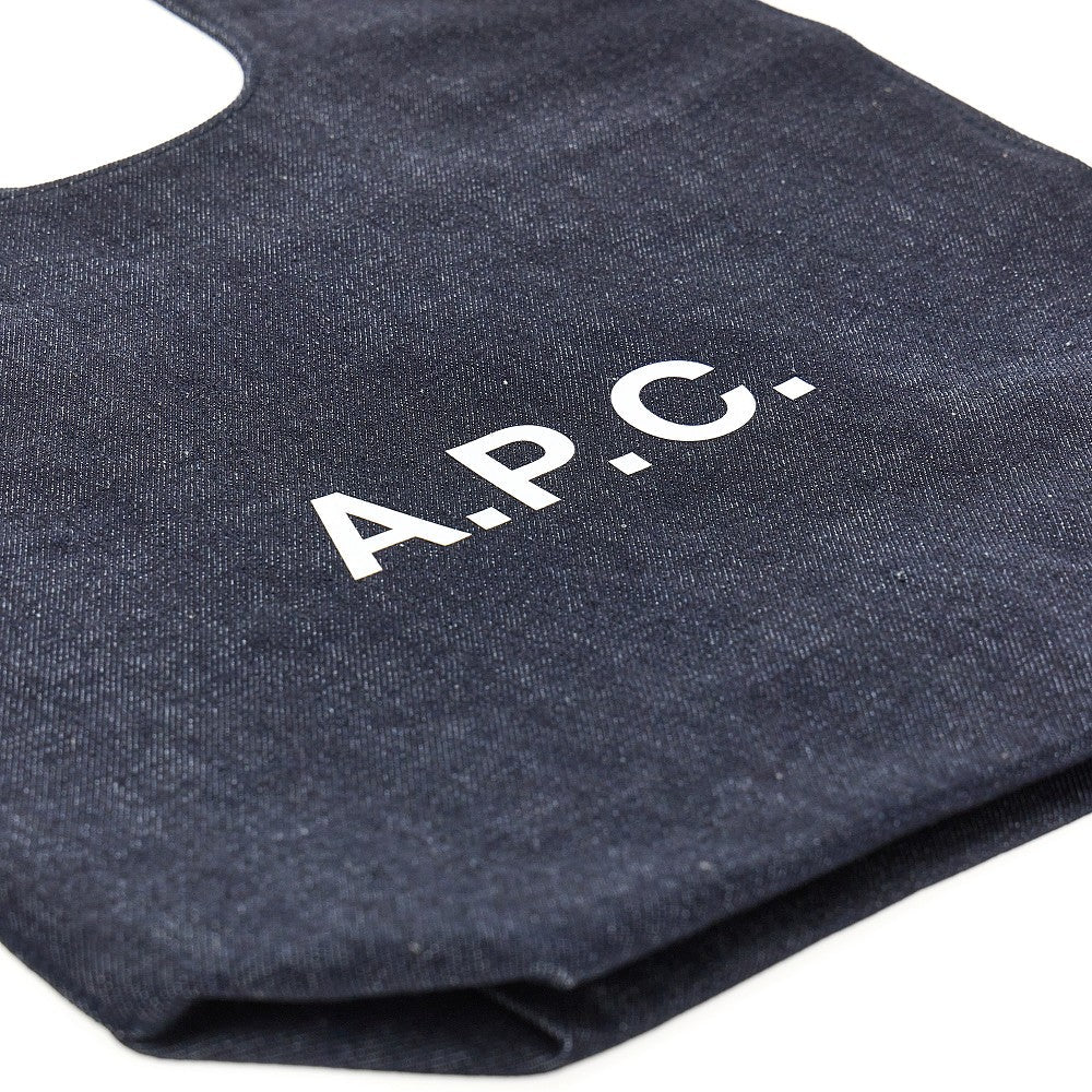 A.P.C. OS denim ninon small tote bag