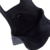 A.P.C. OS denim ninon tote bag