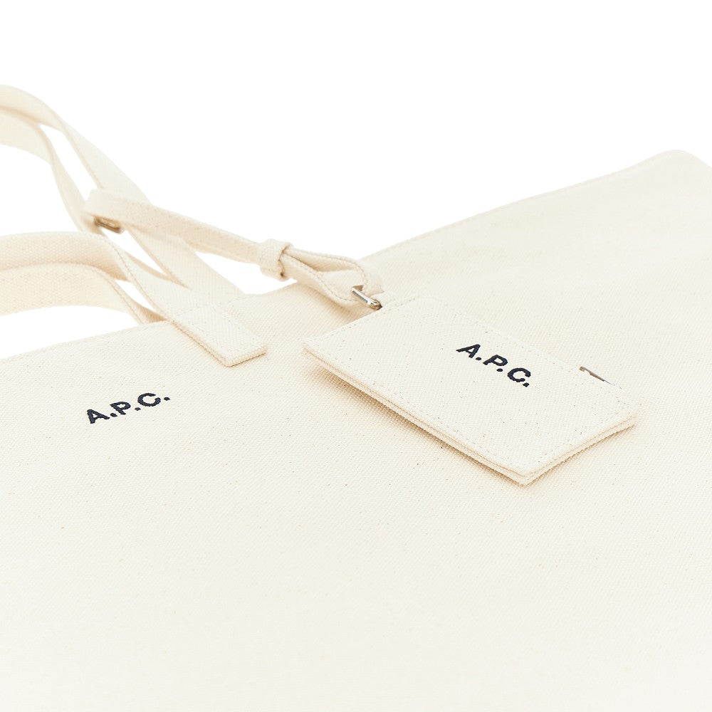A.P.C. OS le drummer canvas tote bag