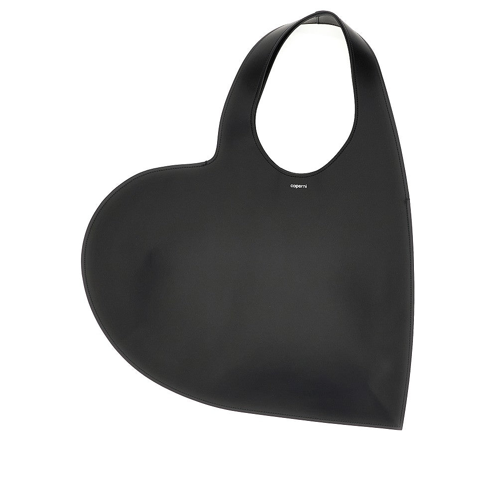 COPERNI OS leather double heart tote bag