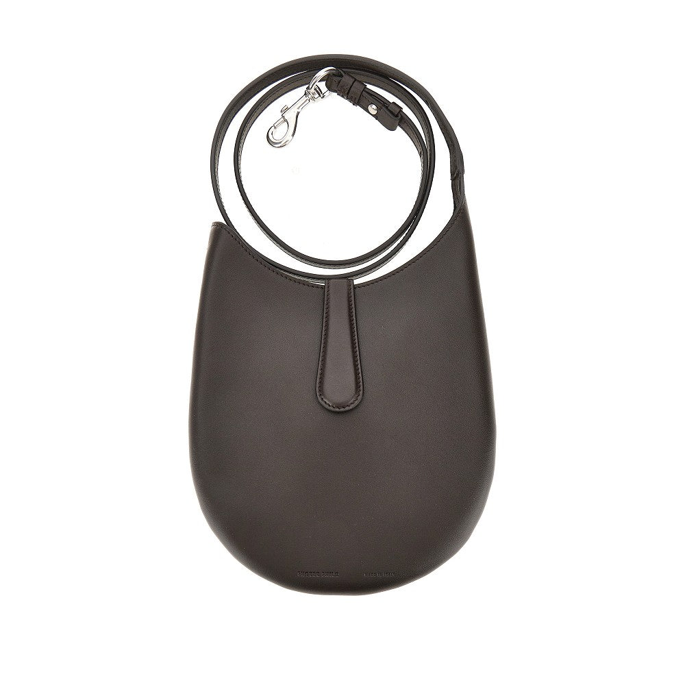 leather mini bean slin bag