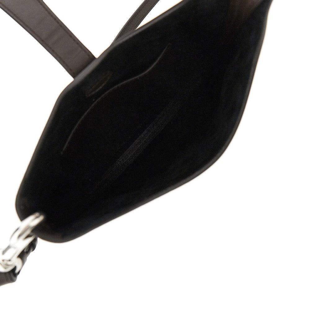 leather mini bean slin bag