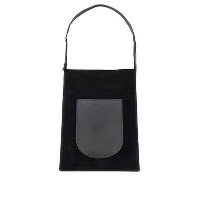 glove suede leather tote bag