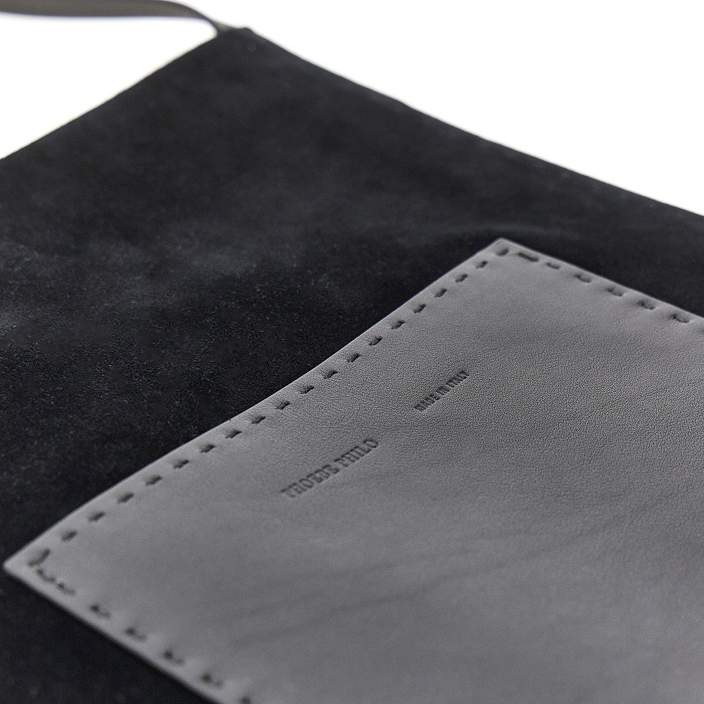 glove suede leather tote bag