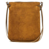 suede leather gig pouch