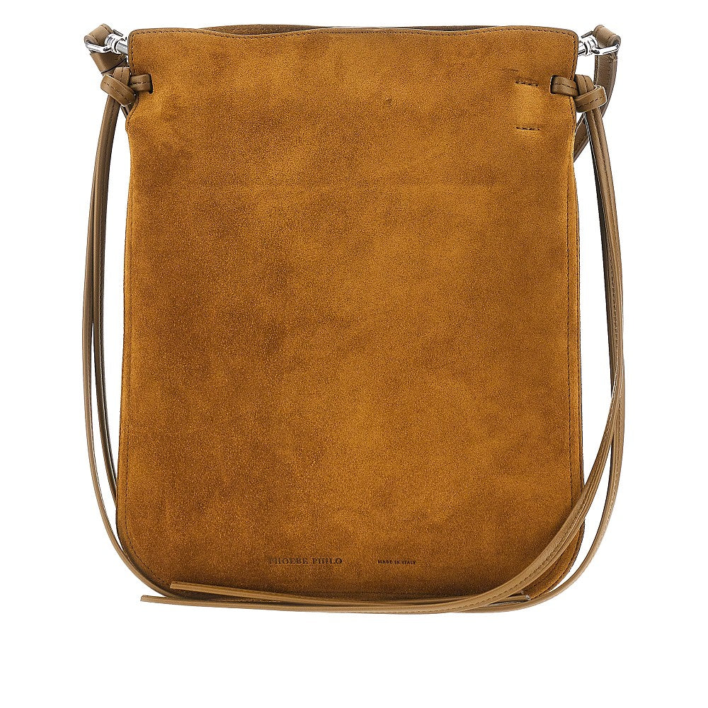 suede leather gig pouch