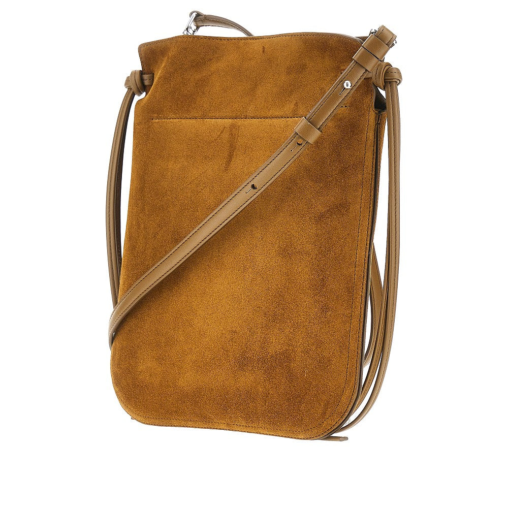 suede leather gig pouch